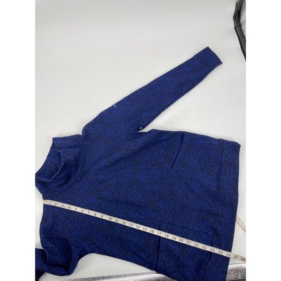 NWT Columbia Womens Medium Funnel Neck Pullover Sweater Blue Pockets Comfort - Picture 5 of 6